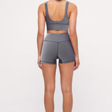ZULU & ZEPHYR NAY STRIPE RIB 4 INCH BIKE SHORTS