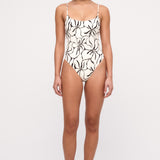 ZULU & ZEPHYR REVERSIBLE ONE PIECE CREAM FLOWER