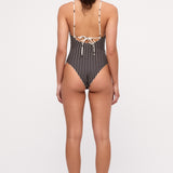 ZULU & ZEPHYR REVERSIBLE ONE PIECE CREAM FLOWER